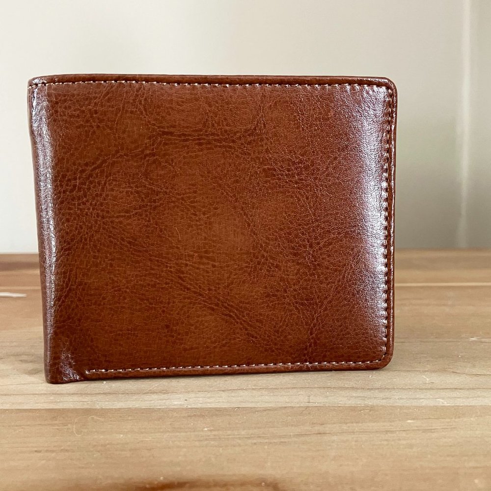 COPY - Men's Genuine Leather Wallet - Brown billfold -  Gentlemen's Hardware